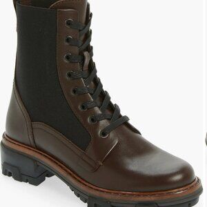 Rag & Bone Shiloh Combat Boot, EU Size 39 (US Size 9), Espresso Leather